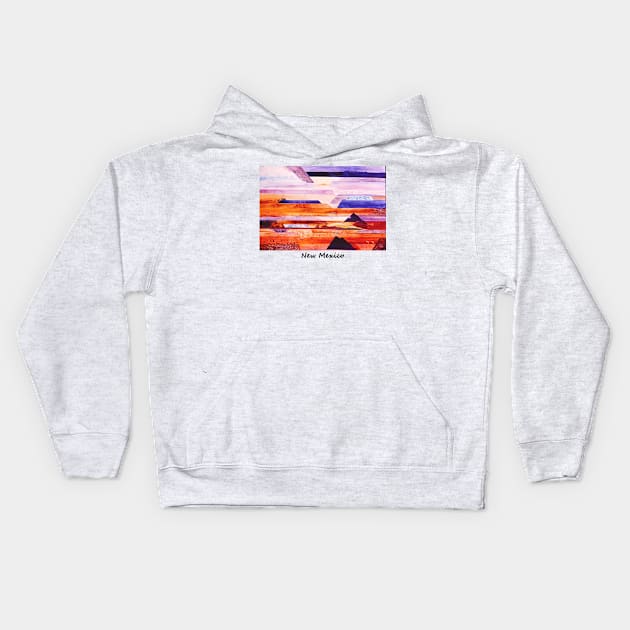 New Mexico Kids Hoodie by Art by Ed Nolde